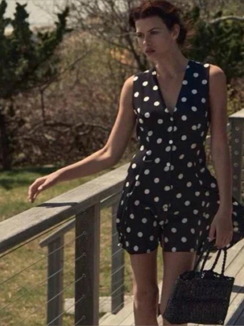 Dôen Aubrey Polka Dot Dress